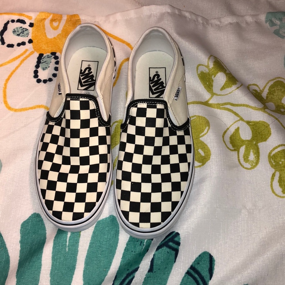 Checkered Vans